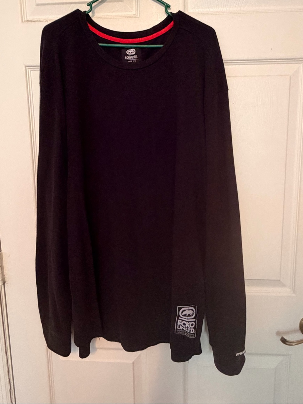 Ecko Unlimited Black Long Sleeve Crew